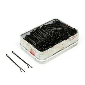 머리핀 200p물결형올림머리 실핀 검정-WFFWRNB