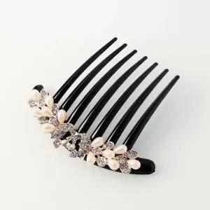 큐빅 비녀 헤어핀 혼례 소품 빗핀 한복-WFHKE9S