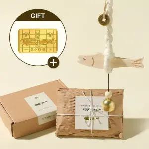 골드팡 24k 행운 액막이명태 골드바 0.2g + 액막이명태 오너먼트 기획상품