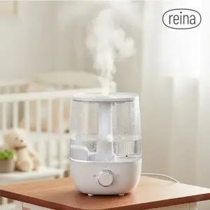 [레이나] 4.5L 대용량 상부급수형 저소음 초음파 가습기 RH-4788 / 회전식 듀얼분무구