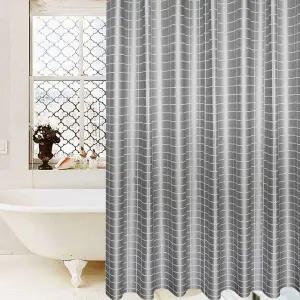 [하프클럽/]샤워커튼 150x180cm 그레이 목욕탕 곰팡이 반투명