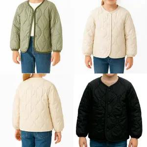 [필소굿]키즈패딩 경량 주니어 점퍼 아동 숏패딩 남아 여아 깔깔이