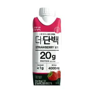 빙그레 더단백 드링크 프로틴 음료 딸기맛 250ml x 18팩