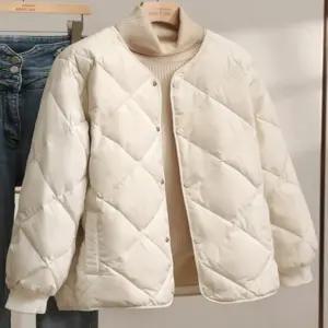 여성 경량 패딩 숏패딩 자켓 점퍼 누빔 깔깔이 아우터