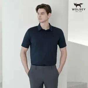 울시 25SS 남성 쿨맥스카라티셔츠_네이비 520042