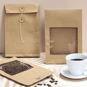 투명창 크라프트끈봉투 A5포장지 1매입