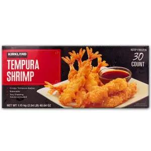 코스트코 커클랜드 덴푸라 쉬림프 새우튀김 1.15kg(30미) 소스포함