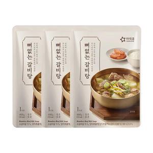 아워홈 뼈없는 갈비탕 400g, 3개