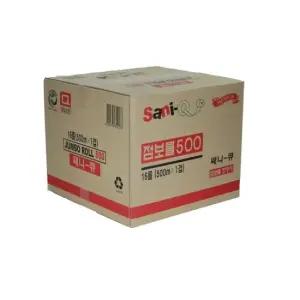 점보롤화장지 쌔니큐 1겹 500m 4롤
