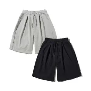 엘리메노 ELIMENO SET EL 투턱 헤비 버뮤다 팬츠 2종 세트