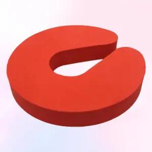 조용한 도어스톱 방문 문보호 문짝범퍼 스토퍼 푹신한