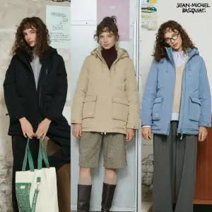 바스키아 여성 더블지퍼 패딩 코트 1종