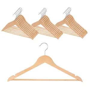 코멧 프리미엄 원목 옷걸이 나무 20개