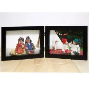 양면접이액자 가로 세로 혼합형 사진액자 박스블랙