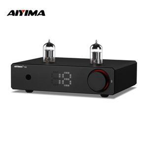 AIYIMA T20 진공관 프리앰프 ECC83 완전 밸런스드 RCA XLR 입력 HiFi 스테레오 DAC AMP 12V 트리거 출력