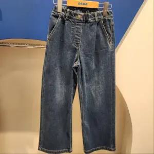 에스핏 HC23 중청 와이드 원턱 기모데님 팬츠  SJY710FJPT45