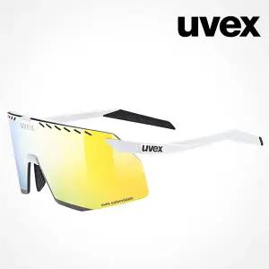 우벡스 고글 페이스 스테이지 CV 화이트-옐로우 S5330698882 스포츠 선글라스