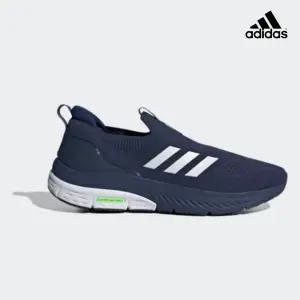 아디다스 남성 발 편하고 가벼운 끈없는 운동화 슬립온 스니커즈 네이비