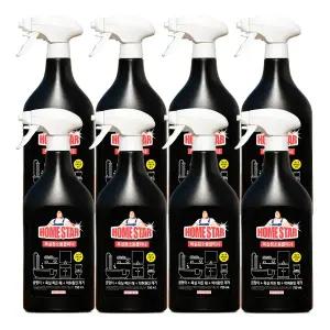 홈스타 뿌리는 곰팡이 싹 욕실청소용 클리너 본품 750ml 8개