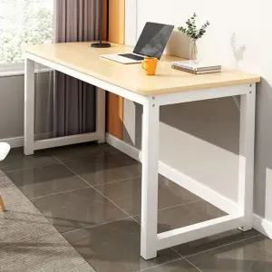 심플 강력 컴퓨터책상/식탁/조립식/일자형/철제/오피스/컴퓨터/책상/학생/기본책상/보조테이블/간이책상