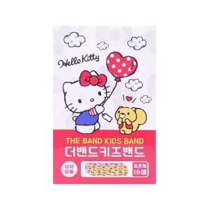 (표준형 16매입) 헬로키티 더밴드 키즈 밴드/드레싱/메디/패치/상처/주사/캐릭터/봉합/의료용/일회용/지혈