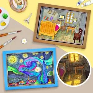 액자만들기 빛나는 명화 액자 미술 diy 재료 키트 체험활동