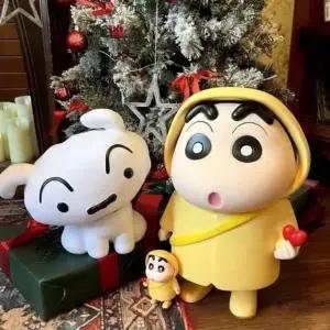 짱구는 못 말려 돼지 저금통 대형 책상 장식 거실 업소 인테리어 크레용 신짱 피규어