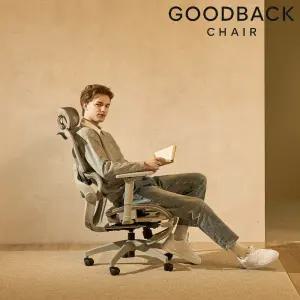 굿백체어 v1 허리 사무실 의자 사무용 컴퓨터 허리가 편한 메쉬 공부 책상 침대형 척추 요추