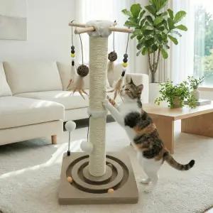 아토주 냥노리타워 장난감 기둥 스크래쳐 낚시대 사냥놀이 공놀이