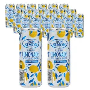 돈시몬 착즙 스파클링 레몬 에이드 탄산음료수 20개(330mlx20개) 착즙주스+탄산수