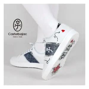 [ ]까스텔바작 글리터 스파이크리스 여성 골프화 702 810923