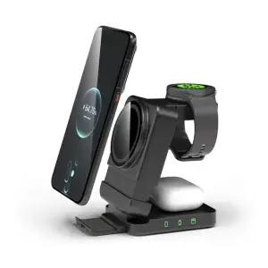 올인포 4in1 맥세이프 무선 충전기 애플 워치 갤럭시 워치 동시 호환