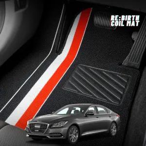 제네시스 G80 뉴코일 트랩 디자인 슬림 카매트 바닥 발판 발매트 (2세대 DH)