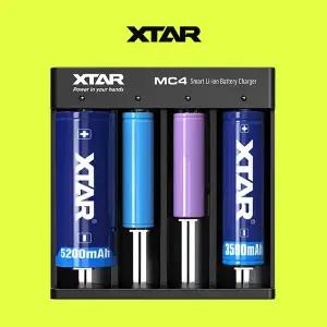 엑스타 4구 MC4 XTAR 허준 충전기 18650 26650 배터리 건전지 자전거라이트