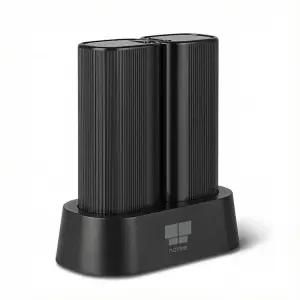 나비 NV46-THW10 휴대용 USB 전자 충전식 양손 듀얼 미니손난로 핫팩_블랙