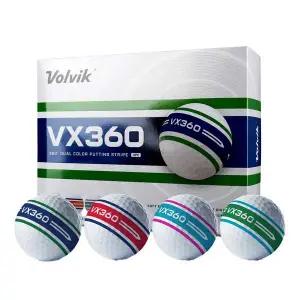 XG볼빅 VX360도 퍼팅라인 3피스 골프공 1더즌