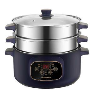 만두찜기 가정용 전기찜 찐빵 멀티쿠커 야채 음식 메이커 이동식 증기선 흰색 달걀 호빵