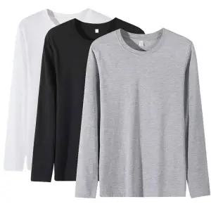 [제이케이유통]3장세트 제이케이sp 남성 여성 순면100% 라운드 무지 기본 티셔츠 면티 긴팔티