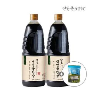 [신앙촌] 양조 생명물간장 1.8L 2병+캠핑팩증정