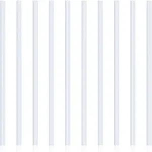 펠로피 20팩 바인딩 바 슬라이드 그립 40매 용량 학교 사무실 보고서용 플라스틱 커버 A4 척추(흰색 0.8cm)