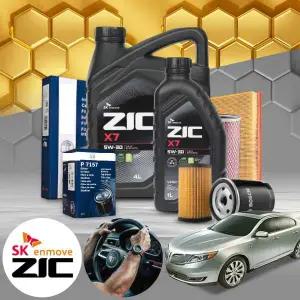 링컨 MKS 3.7 가솔린 지크 프리미엄 5w30 합성엔진오일 필터세트 6리터