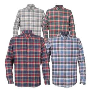 봄 가을 남성 체크 무늬 긴팔 셔츠 남방 남자 간절기 캐주얼 난방 면