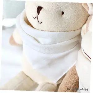 면 손수건 아기용 엠보 무형광 신생아 출산준비 백색 순면 소재 10장