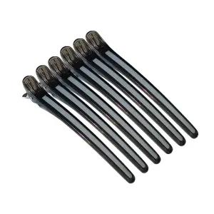 테네져 미용실 실리콘벤드 헤어집게핀 대형 6개