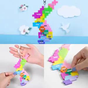 디폼평평블럭 한반도 키링 만들기 나라사랑 만들기 키트 초등 유치원 만들기 (20개입) 무료배송