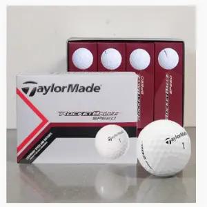 로켓볼 골프공 비거리 필드 장타공 360 퍼팅 라인 12개입 2피스