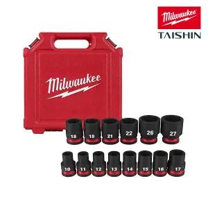 밀워키 49-66-7013 SHOCKWAVE 스탠다드 임팩트 소켓 세트 (14PC)