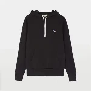 메종키츠네 트리컬러 폭스 패치 남녀공용 후드 티셔츠 AU00307KM0001 BK