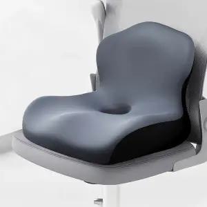 에코벨 일체형 허리 등받이 쿠션 방석 허리받침대 의자 치질