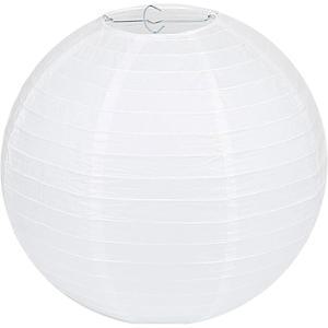LIHAO 16인치 흰색 원형 종이 랜턴(10팩)